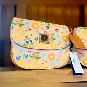 Disney 2026 Flower & Garden Festival Orange Bird Dooney & Bourke Crossbody Bag